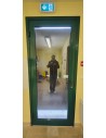 82x210- Porte vitrée aluminium DV extérieure