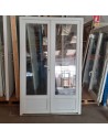 Porte vitrée double PVC- DV - 126x198 cm